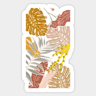 Marigold Autumn Leaves Celestes Studio© Sticker